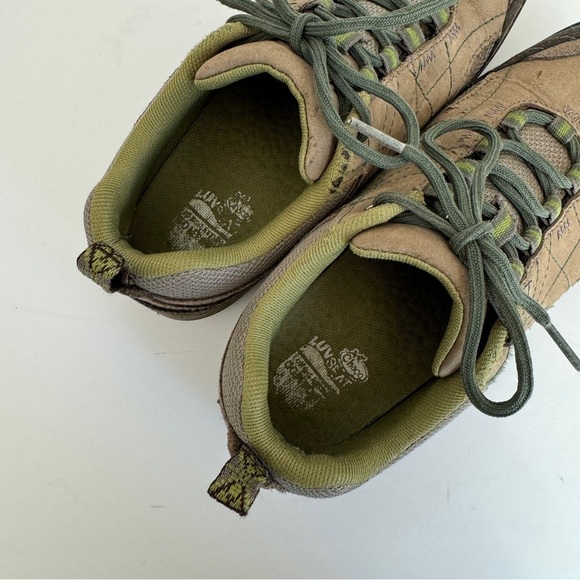 Chaco Womens Brown Leather Green Detail Azula Mesh Casual Hiking Shoe Size 7 - Picture 10 of 11